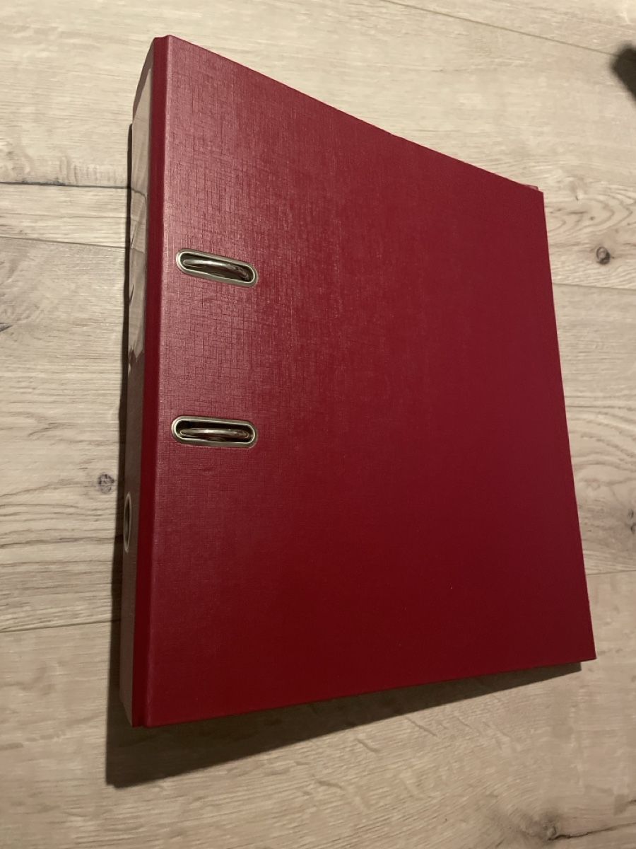 Raccoglitori: Ordner A4 rot mit Hebelmechanik – Nuovo (secondo la descrizione) da St. Margrethen SG venduto da ale_vw2d