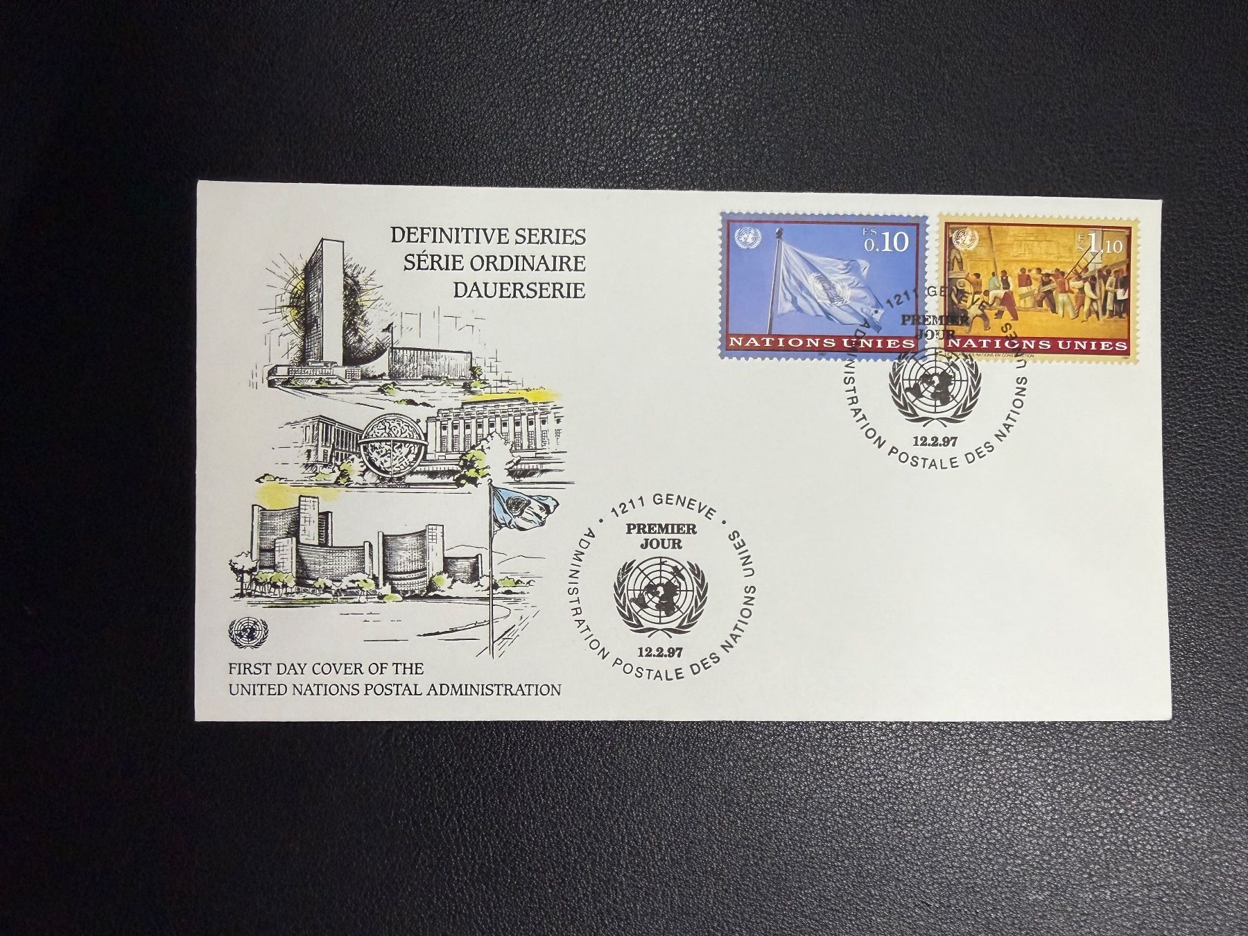 Tous les timbres: UNO Genf FDC 1997 – D'occasion à oberrüti par jeanmei