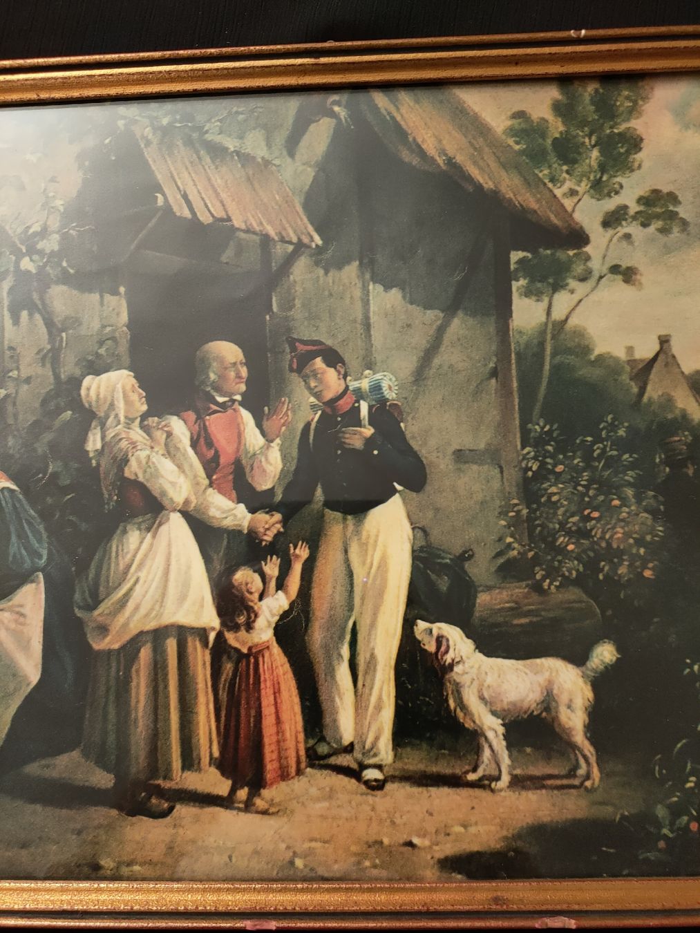 Foto & Immagini: Antikes Bild - Ländliche Szene – Usato da Gipf-Oberfrick venduto da minini 5
