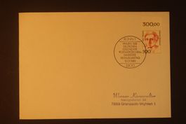 1989 Ersttagsbrief MiNr. 1397 Deutschland Bundesrep.
