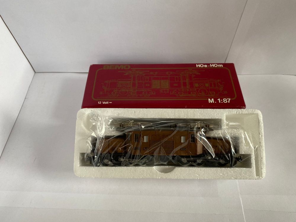 Bemo Modelleisenbahnen: BEMO 1255 103 RhB Ge 6/61 413 – Neu (gemäss Beschreibung) aus Wettingen von Mobacram 6