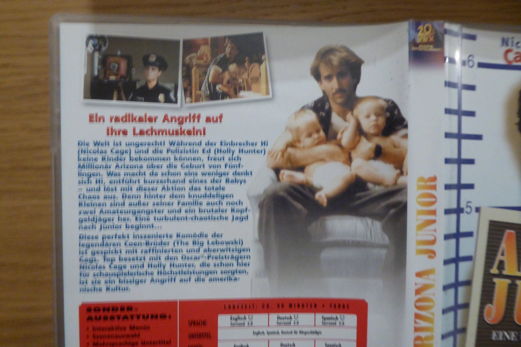 Tutti i DVDs: DVD Arizona Junior – Usato da Allschwil venduto da Summelsarium 1