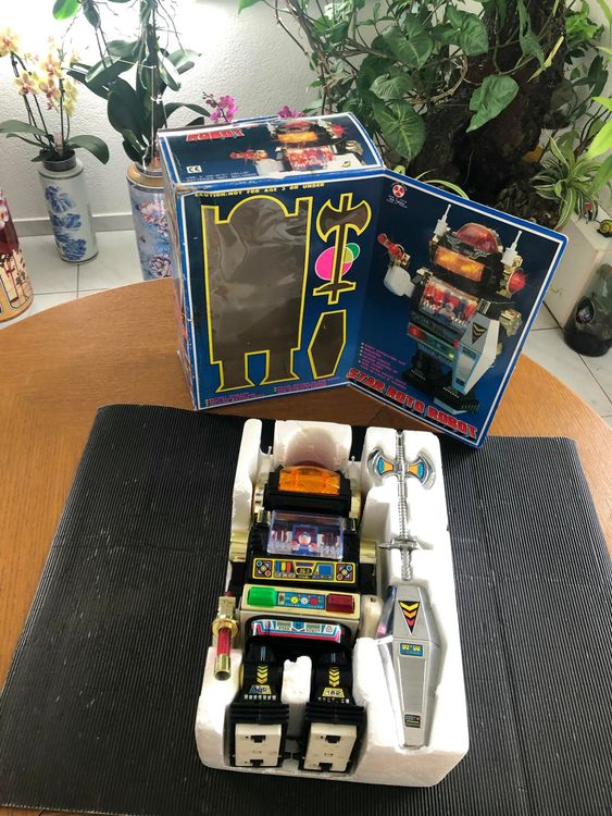 Robot Vintage Star Roto Robot 1985 – Jouet Plastique Space Age – Son Et Mouvement – Occasion