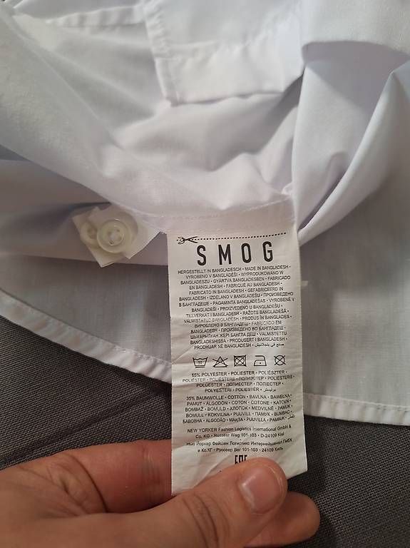 Hemden: SMOG white short-sleeve shirt – Gebraucht aus Kriens von Jeremyt05 2