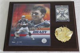 NFL Tom Brady Patriots Plakette