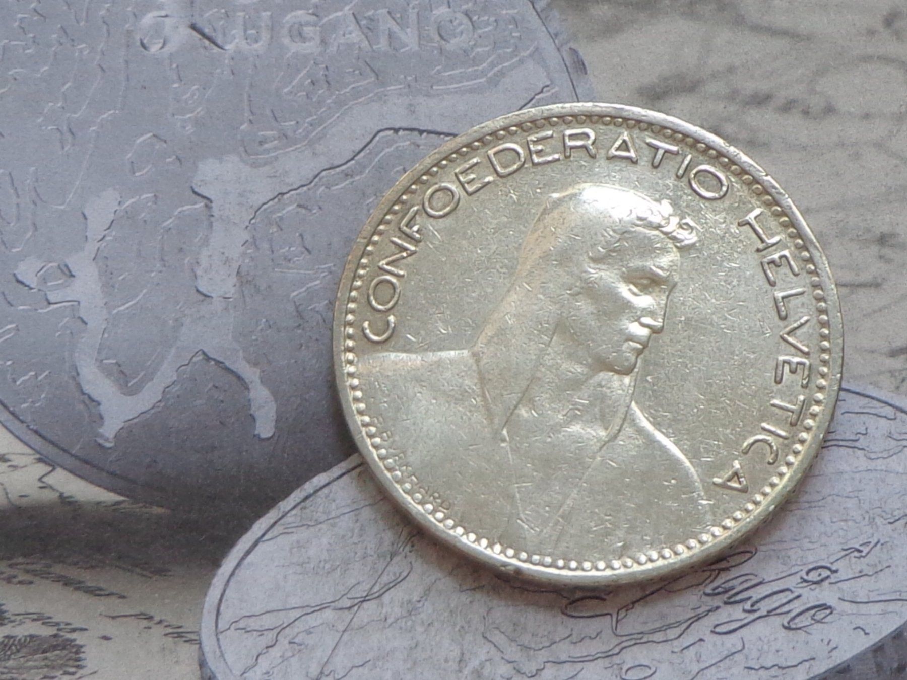 Tutti le monete: 5 Fr. 1923 B - Très belle pièce – Usato da Pully venduto da UCA01 1