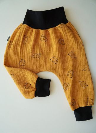 Sommer Pumphose aus Musselin Gr. 80/86 - Elefant - NEU