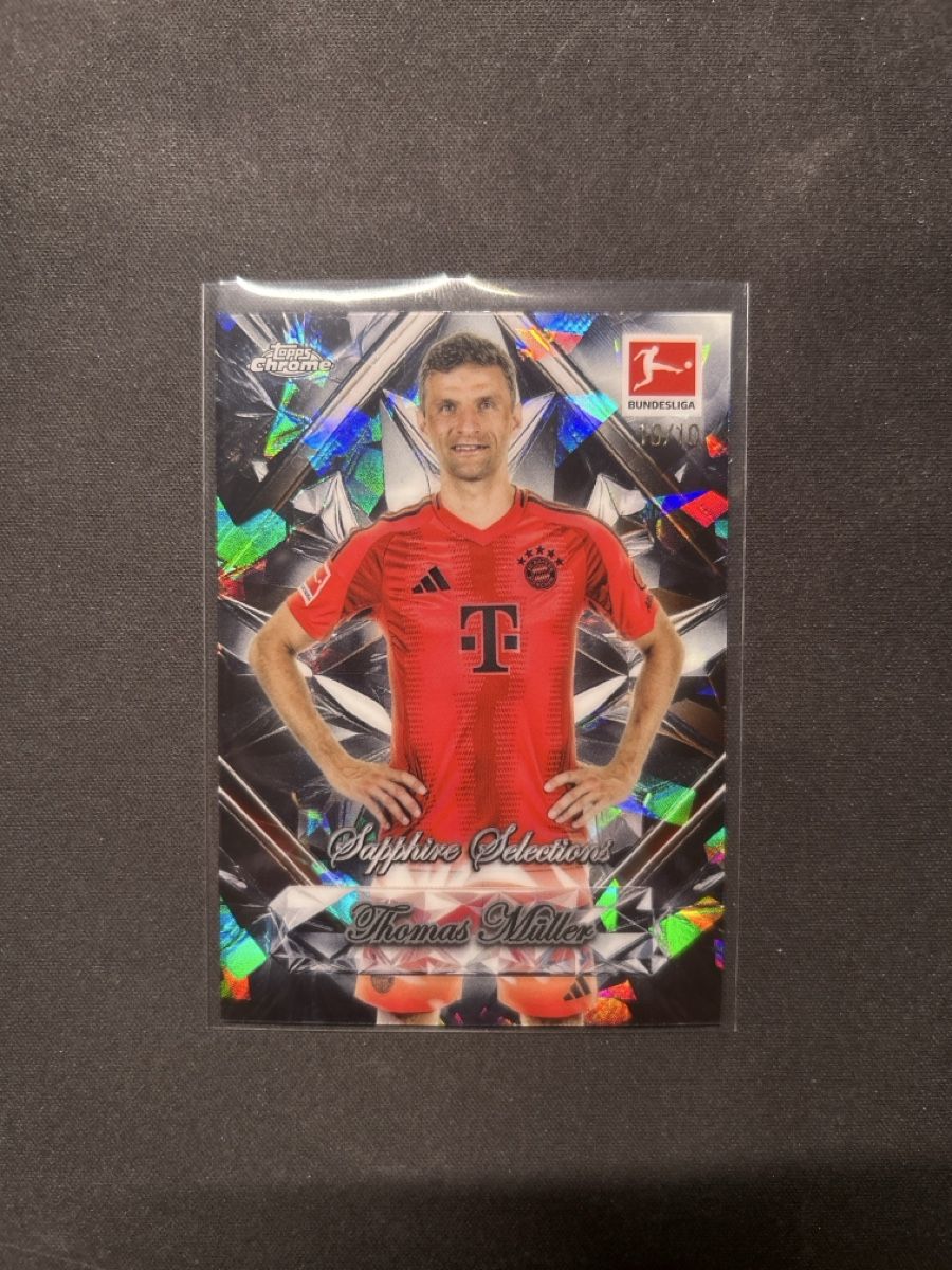 Topps Carte collezionabili: Topps Chrome Thomas Müller Sapphire Selections /10  – Usato da Greppen venduto da hcv_cc2r