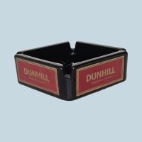Dunhill Vintage Aschenbecher – France – schwarz – 10 × 10 cm