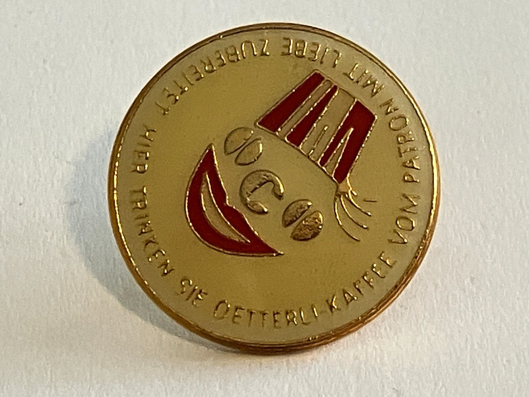 Placchette & Badge: 1 Pin Oetterli Kaffee – Usato da Basel venduto da djwwpp