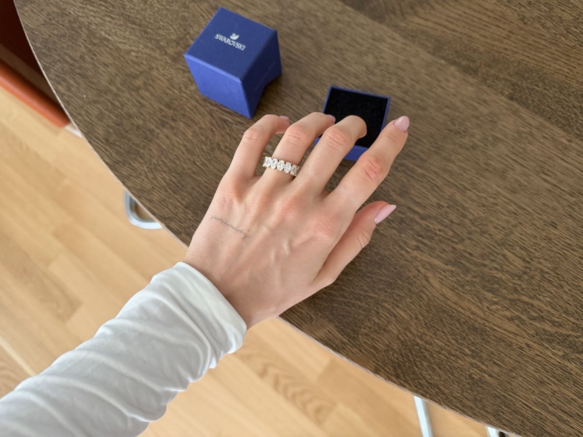 Swarovski Anelli: Swarovski Ring, Grösse 52 – Nuovo (secondo la descrizione) da Kloten venduto da preloved9 2