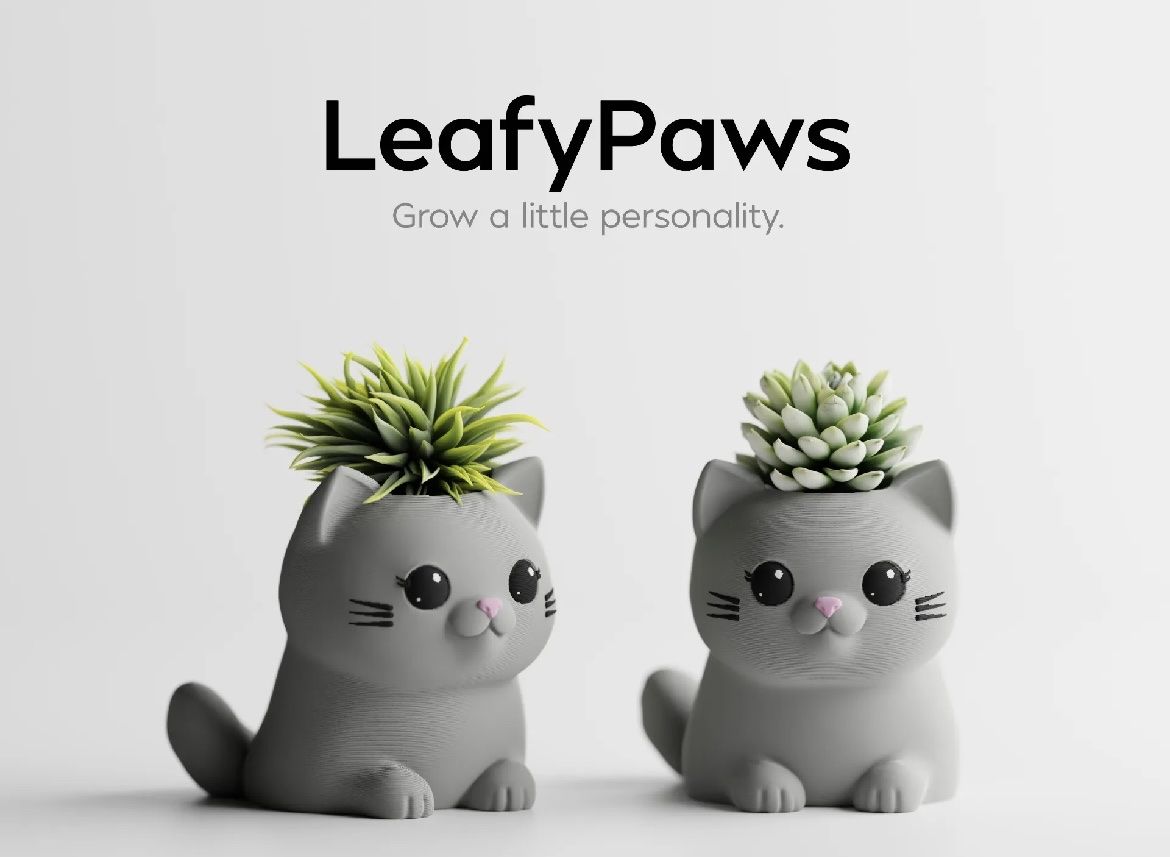 Lotti di vestiti: 2 LeafyPaws - Custom Made Kitten Planters – Nuovo e nell'imballaggio originale da Luzern venduto da Vi-Print 1