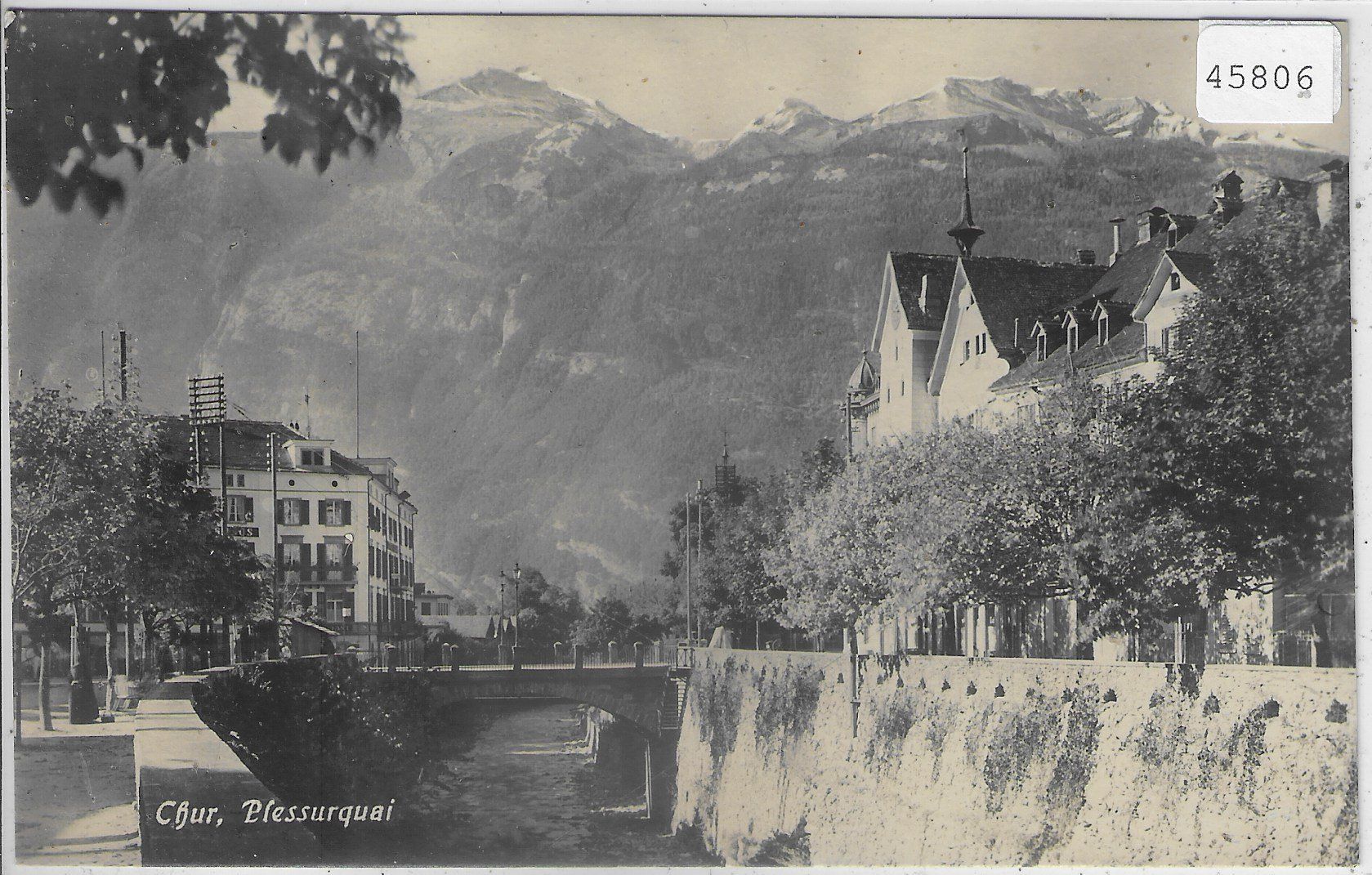 Cartes postales: Chur - Plessurquai – D'occasion à Ettingen par Kartenplanet
