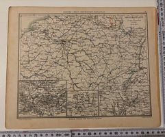2 Historische Karten Deutsch-Französischer Krieg Deutschland