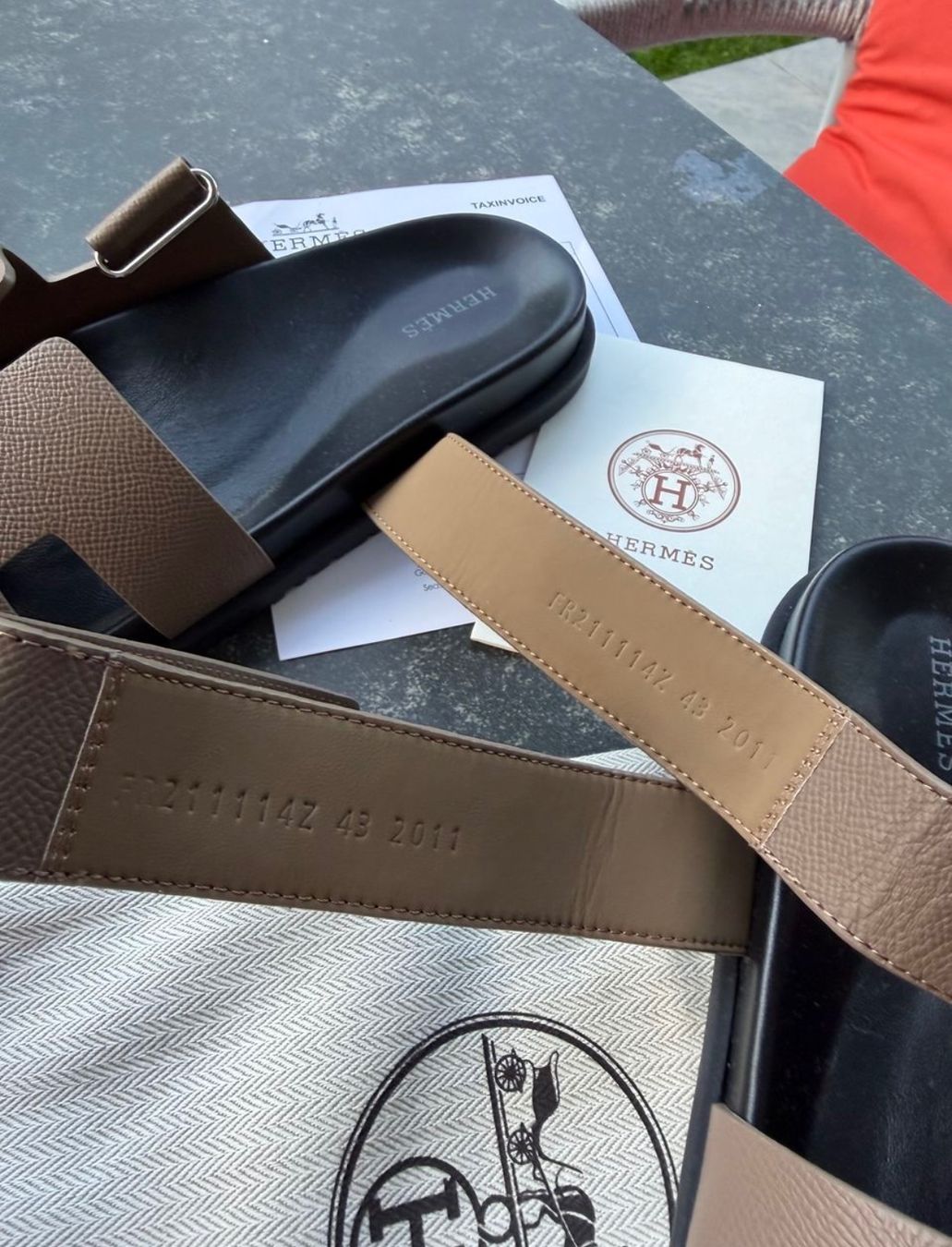 Hermès Herrenschuhe: Hermès Chypre Sandalen Gr. 43, braun – Neu (gemäss Beschreibung) aus Triesen von atos87 6