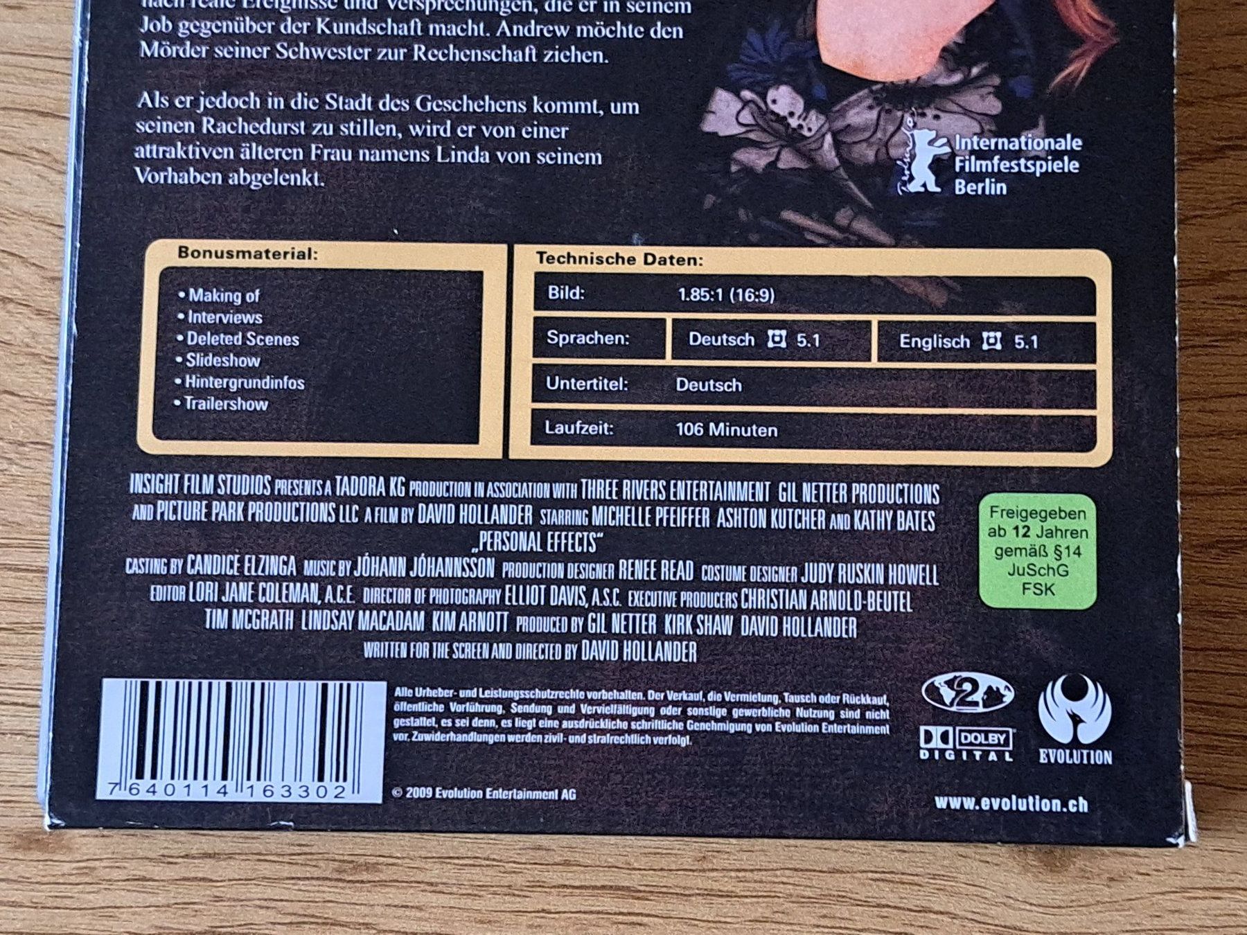 Tutti i DVDs: Personal Effects, Michelle Pfeifer, 2-Disc Special Edition – Usato da Unterseen venduto da Kanica 3