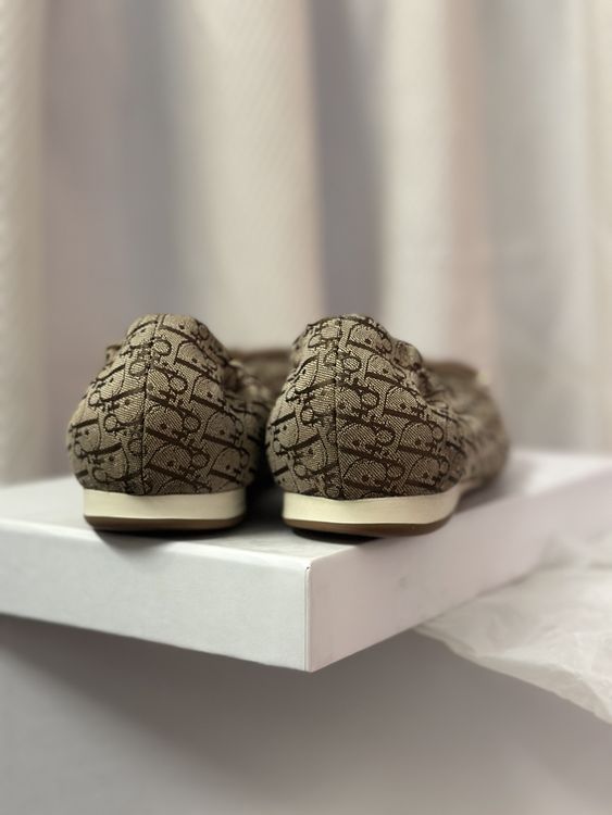 Dior Damenschuhe: CHRISTIAN DIOR oblique logo zen ballerinas, 38 – Neu (gemäss Beschreibung) aus Wermatswil von Alkinoe 6