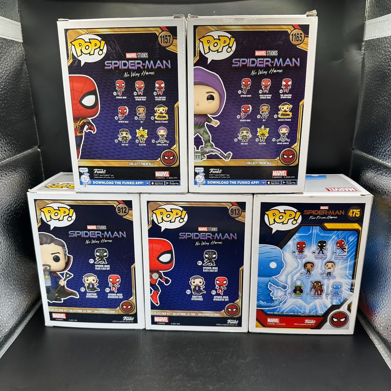 Funko Statuette: Funko Pop Spider-Man 5Stk Sammlung – Usato da Düdingen venduto da Nerdworld 1