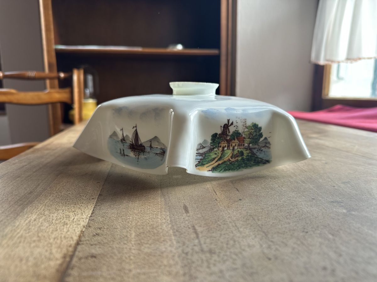 Paralumi: Alter Lampenschirm aus Glas – Usato da Niederbipp venduto da Rebby17