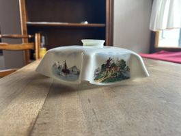 Alter Lampenschirm aus Glas