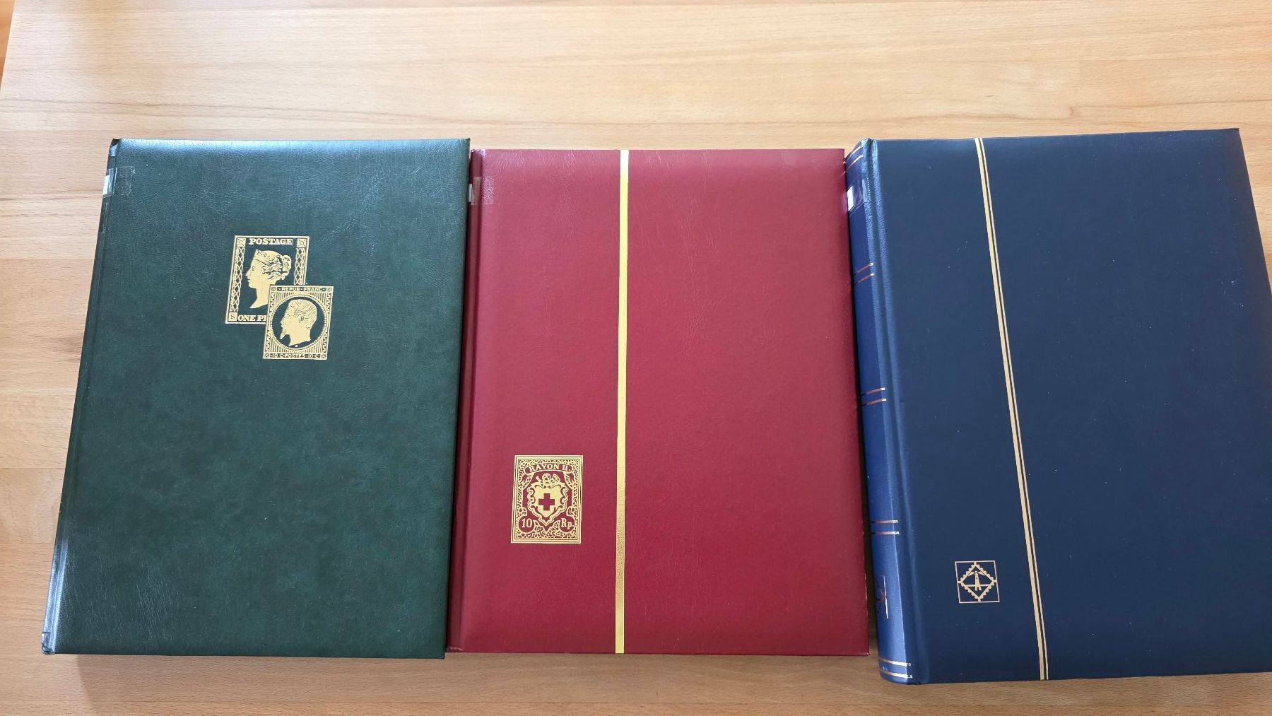 Alle Briefmarken: Briefmarkensammlung Schweiz in 3 Alben – Gebraucht aus Wettswil von Schnuebe