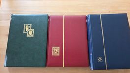 Briefmarkensammlung Schweiz in 3 Alben