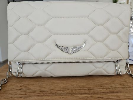 Zadig & Voltaire Rock handtasche Off-White – Top Zustand