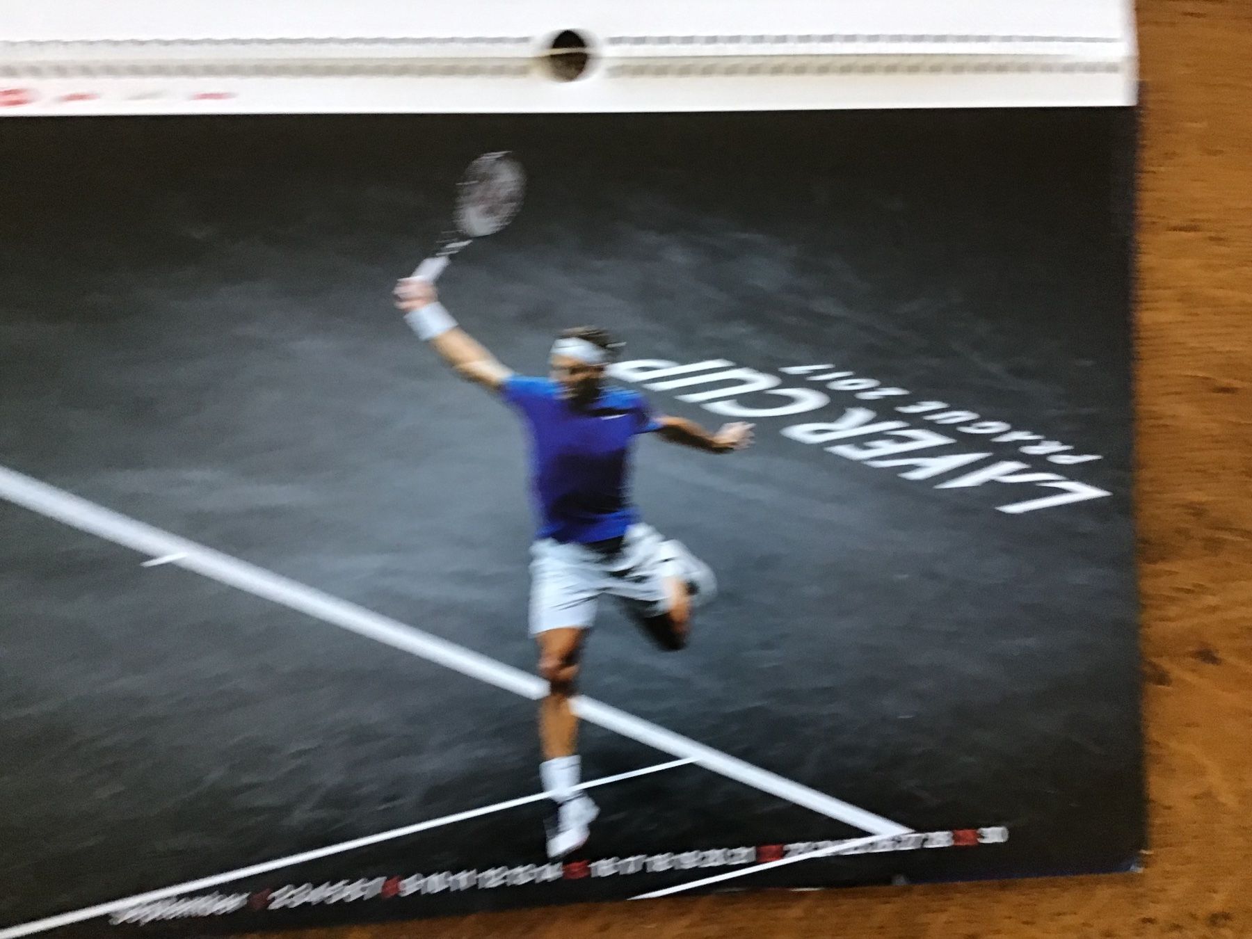 Kalender: Calendrier officiel Roger Federer 2019 – Gebraucht aus Fully von Ruby97 4