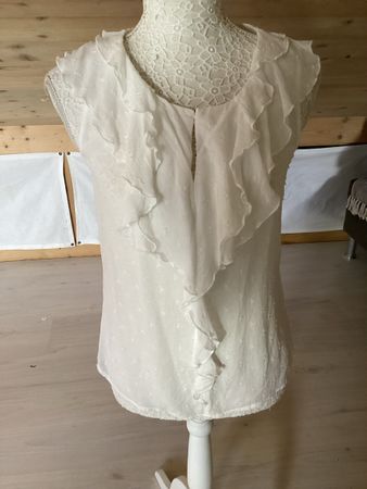 NILE Bluse weiss Grösse XS 