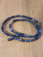 1 Strang Naturstein Perlen Alte Blau Sodalith 4 mm