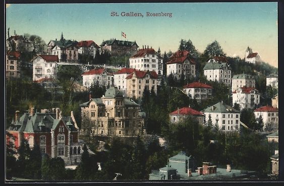 Cartes postales: AK St. Gallen, Rosenberg, 1938 – D'occasion à Berlin par bartko-reher
