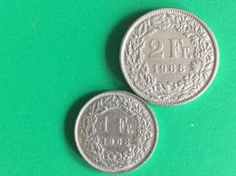 2 + 1 francs  1968  Jolies