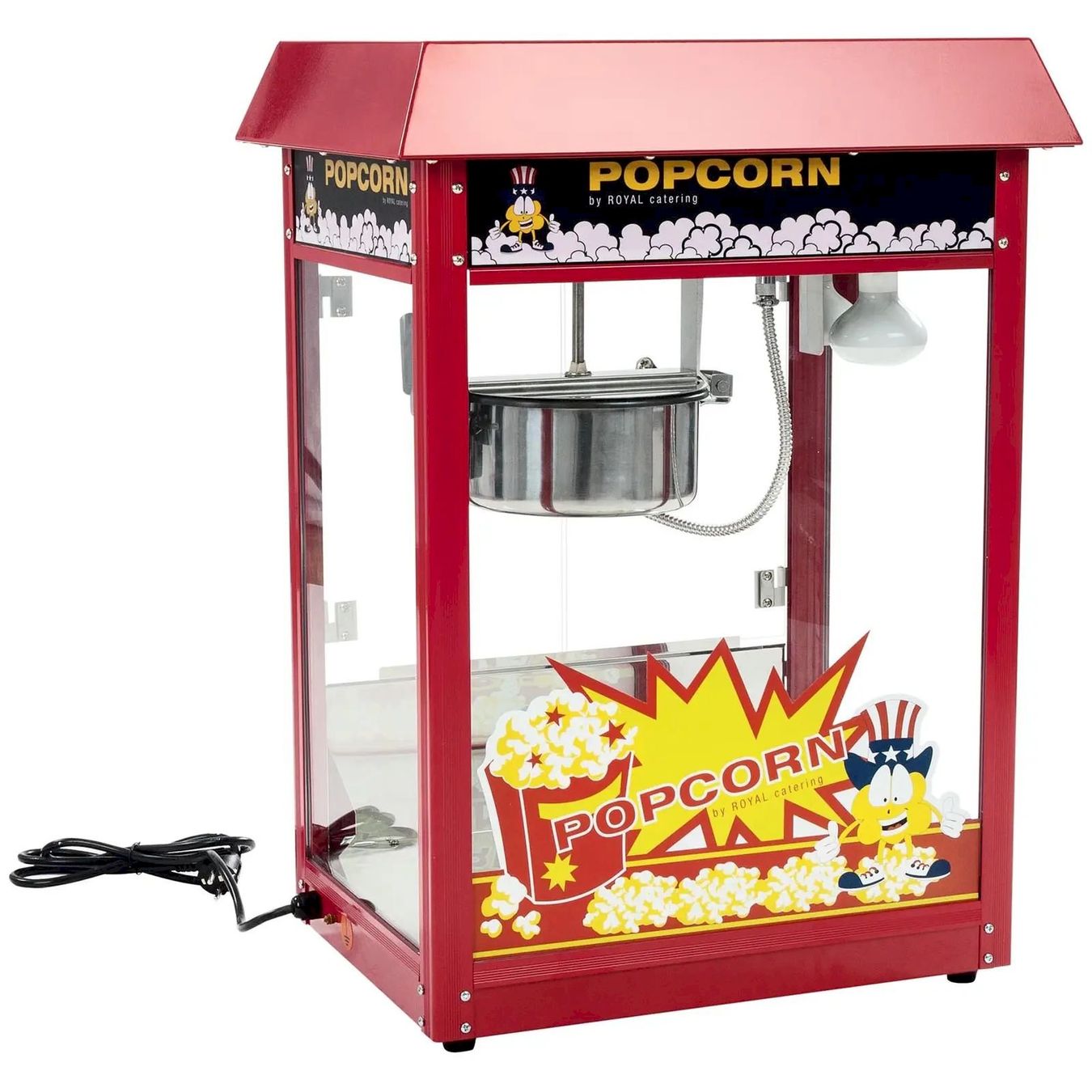 Profigeräte & Gastro: Royal Catering Popcornmaschine mit Wagen – Neu und originalverpackt aus Bottighofen von zaap 1