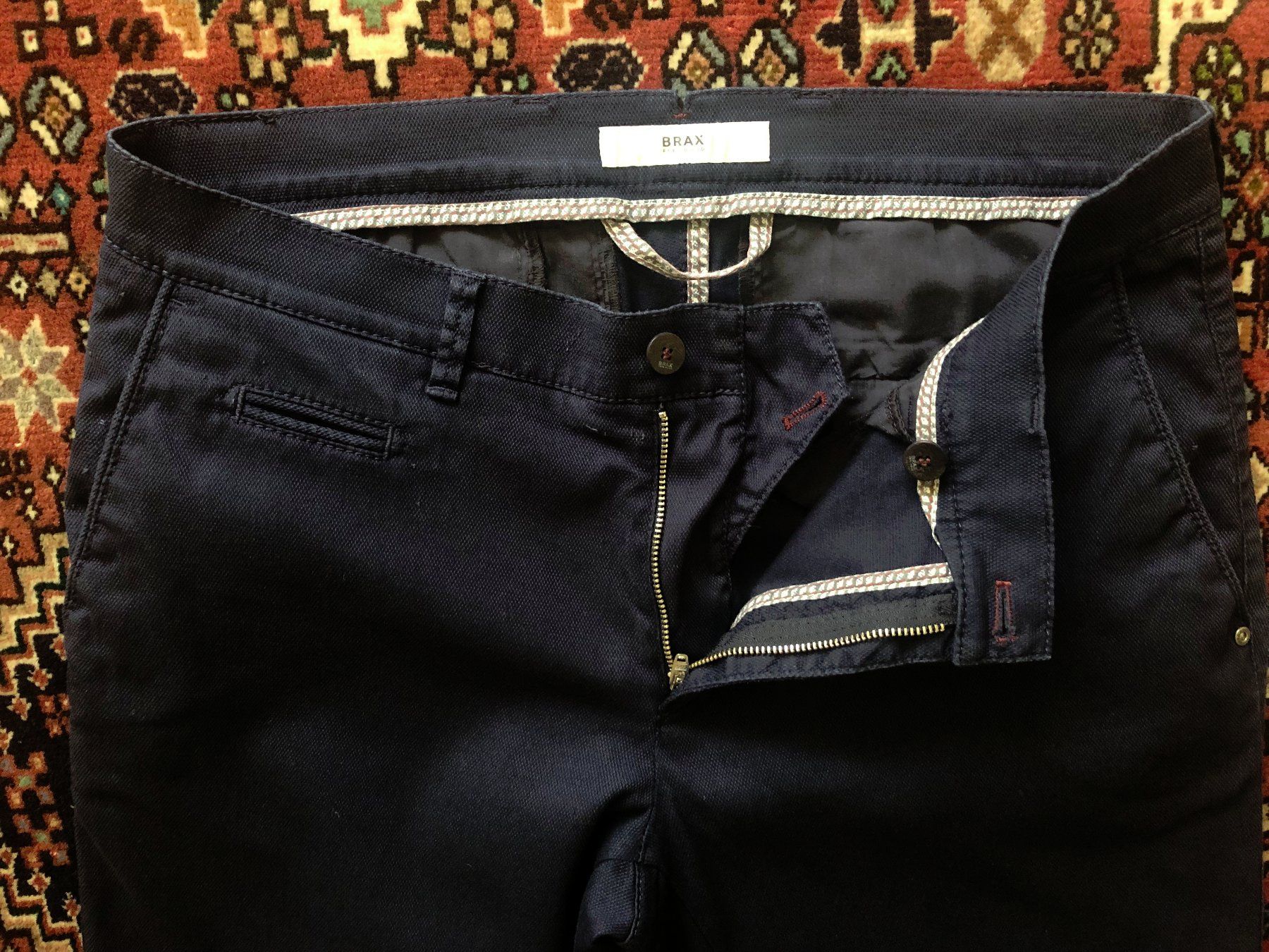 Brax Jeans: Brax Hose Dunkelblau Gr. 48 – Usato da Zürich venduto da galble 2