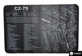 Putz- und Zerlegematte CZ 75 - Reinigungsmatte