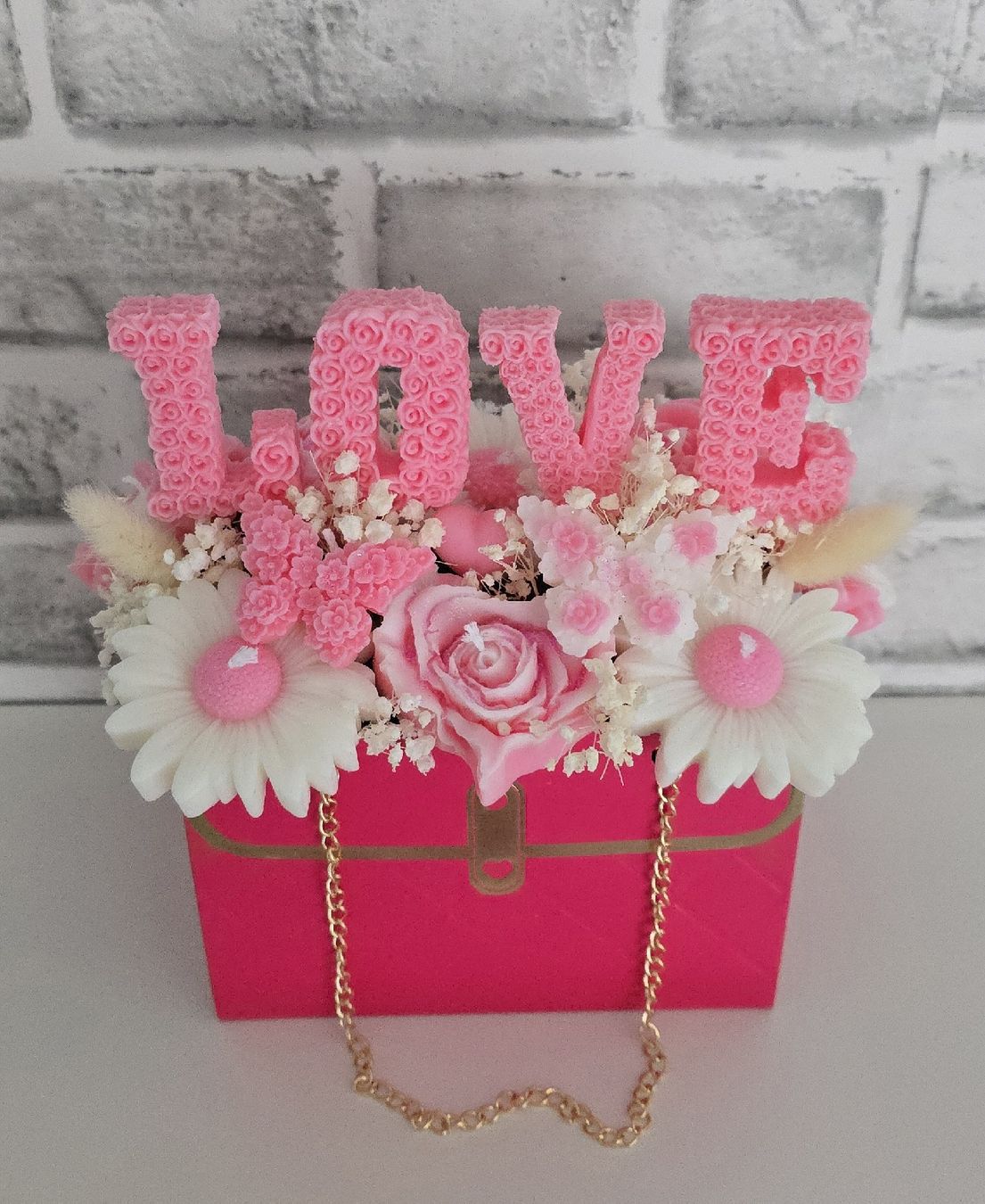 Kerzen: Romantisches Blumenstrauss aus kerze "LOVE" – Neu und originalverpackt aus Luzern von Kethi_kris1705 3