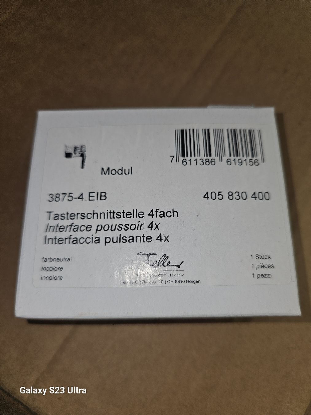 Feller Componenti elettronici: Feller KNX-Tasterschnittstelle 4fach – Nuovo e nell'imballaggio originale da Chur venduto da Sihar 2