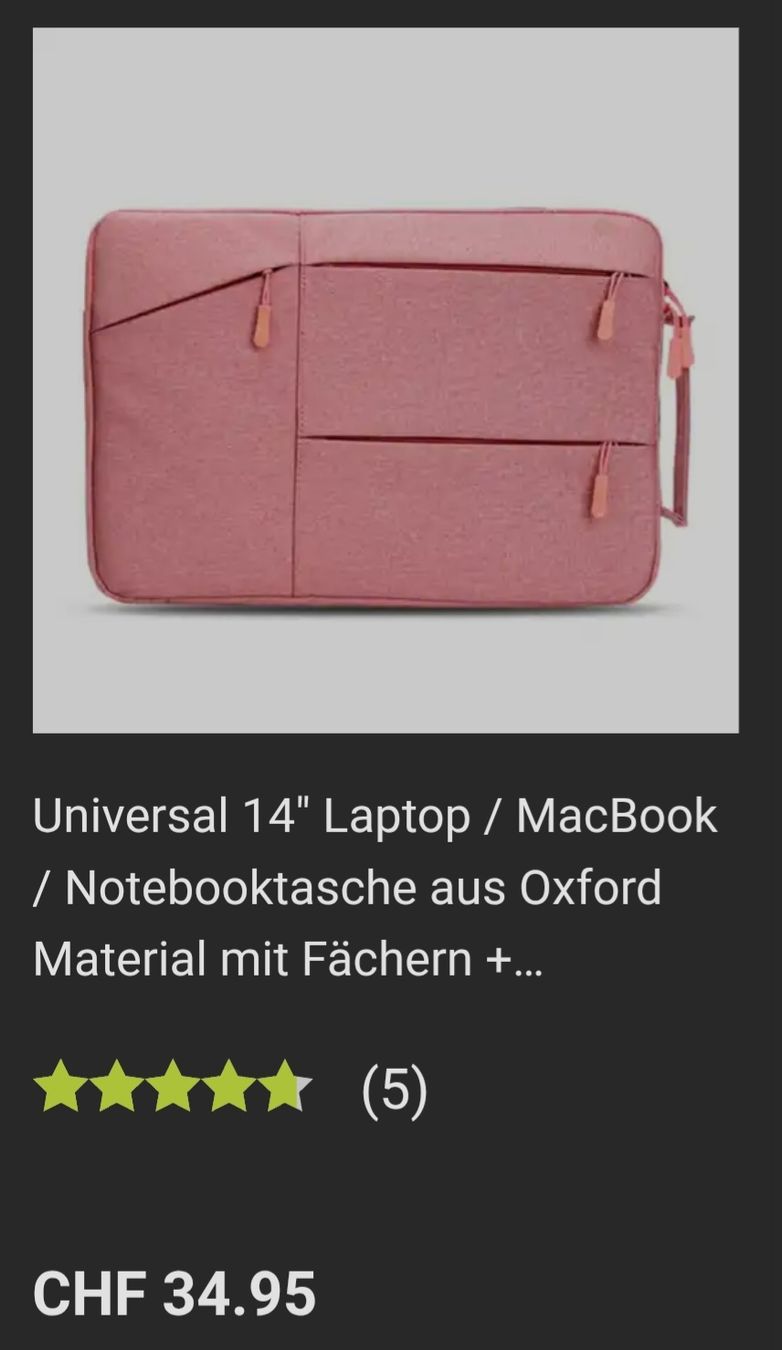 Borse: Laptop/Tablett Tasche – Nuovo (secondo la descrizione) da Büttikon AG venduto da PAM120319 7