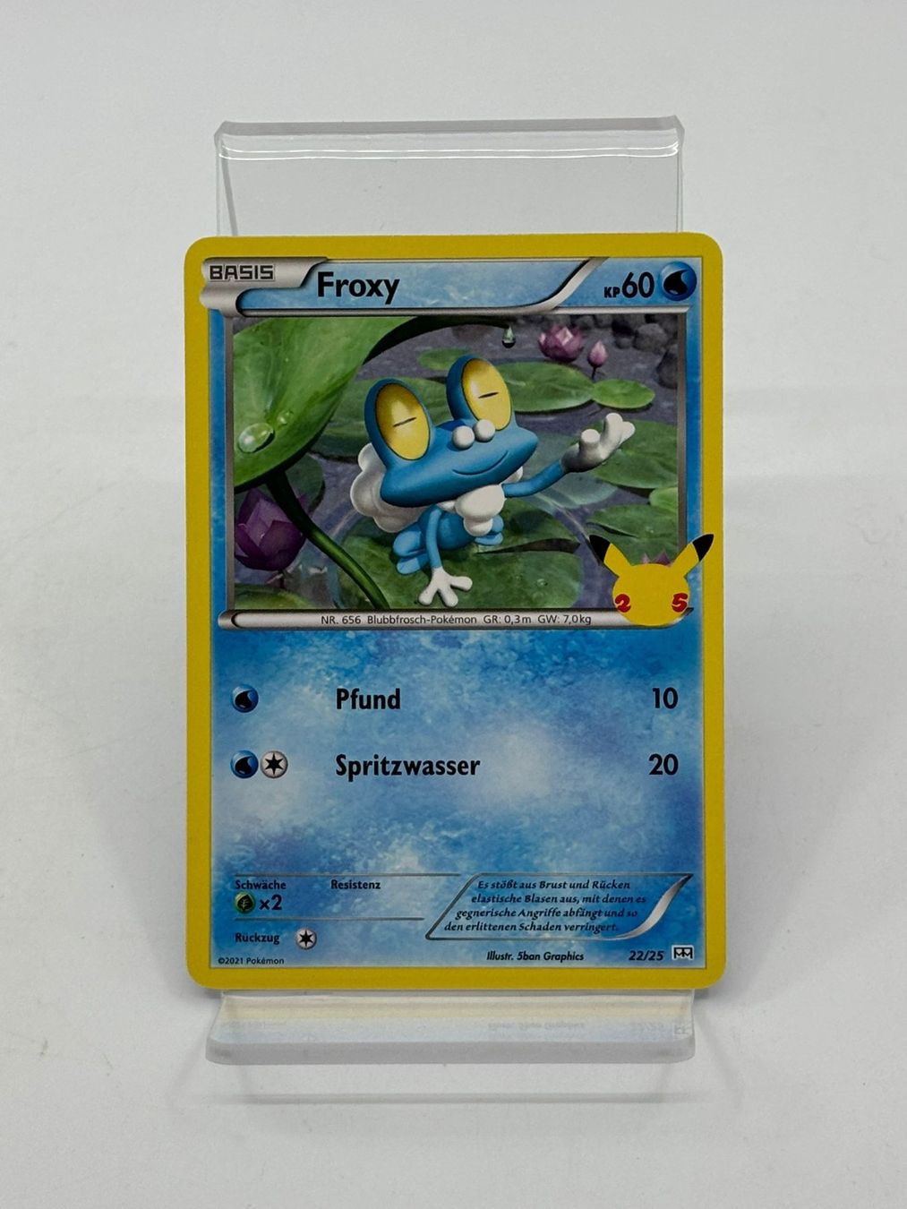 Pokémon Carte collezionabili: Pokemon Froxy 22/25 – Usato da Herisau venduto da Pokemon2026