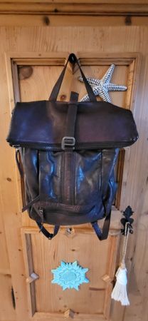 Rucksack Leder braun 34x38x12 cm, Bull&Hunt, neuwertig