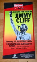 Original Konzert Plakat JIMMY CLIFF Zürich 1990