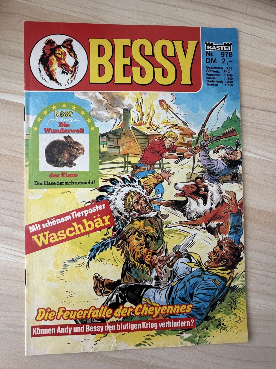 Fumetti: Bessy Bastei 1.Auflage Heft 978 – Usato da Kehrsatz venduto da Raboy