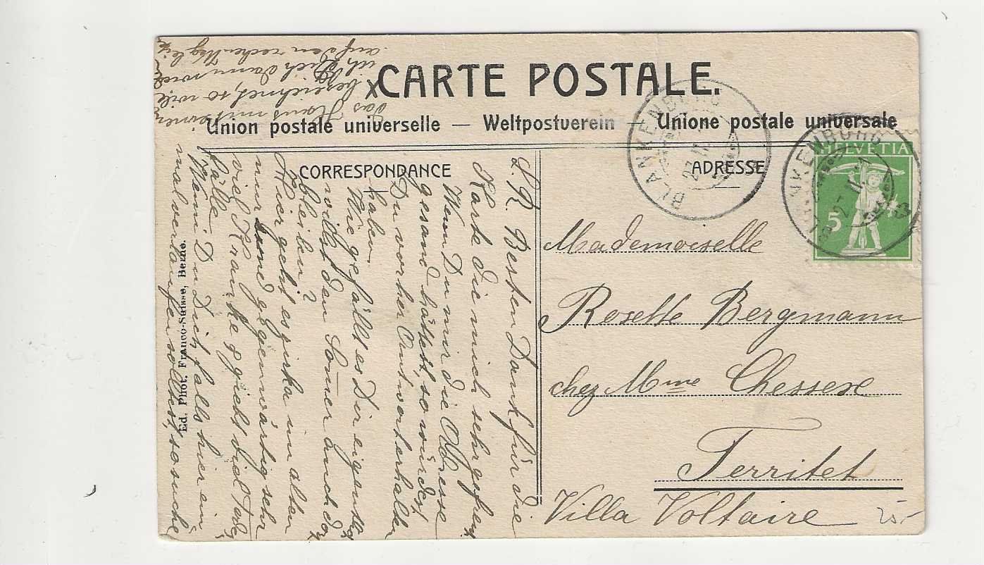 Cartes postales: Blankenburg, 1927 – D'occasion à Spiez par Niesen20 1