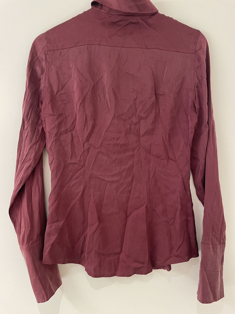 Max Mara Blusen: Burgundy Max Mara Seidenhemd – Gebraucht aus Zürich von kap_7btt 2
