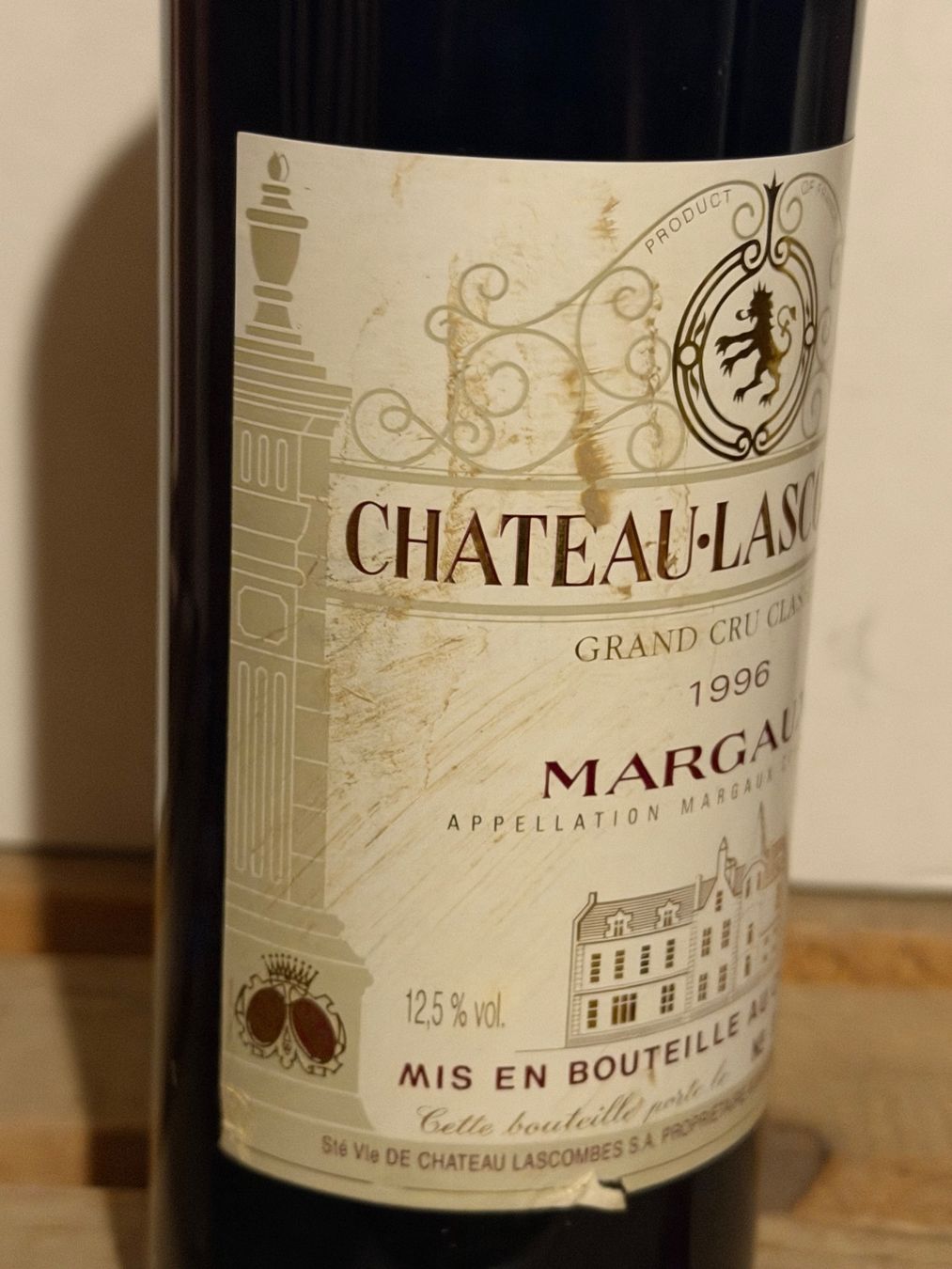 Vino: Château Lascombes 1996 Margaux – Nuovo (secondo la descrizione) da Roche VD venduto da avediscipule 2