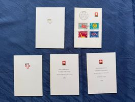 Lots T Suisse  , 5  Enveloppe  PTT voir Photos