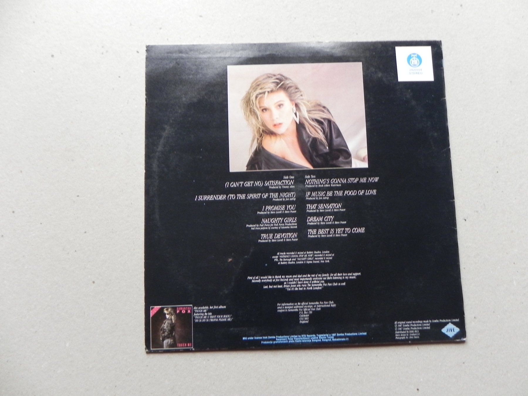 Dischi in vinile: LP brit. Pop Sängerin Samantha Fox 1987 – Usato da Siebnen venduto da krimsie 1