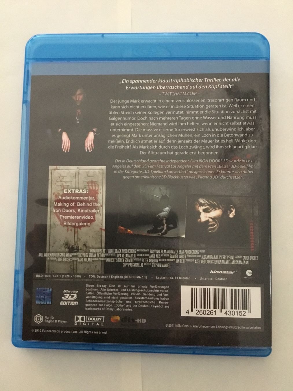 Tutti i DVDs: Iron Doors Blu Ray 3D – Nuovo (secondo la descrizione) da Blauen venduto da berlingo65 1