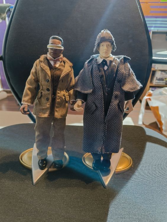 Star Trek TNG Geordie und Data Sherlock Holmes Figuren Set (Gebraucht ...