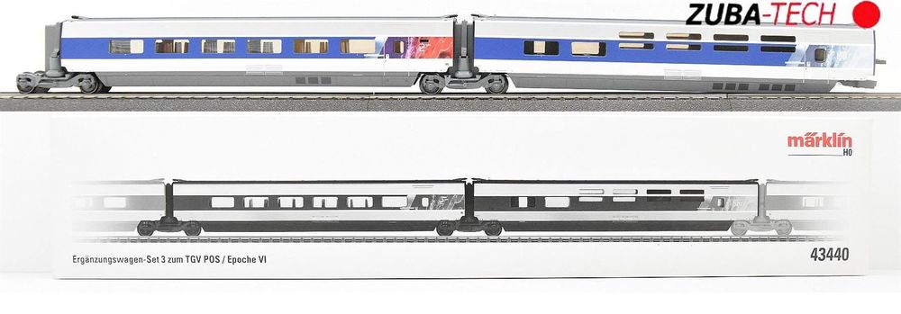 Märklin 43440 Ergänzungswagen-Set TGV POS SNCF Mit OVP | Kaufen Auf Ricardo